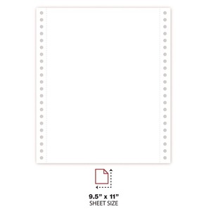 Papel de Impresión Sin Carbón Universal UNV15873 de 9.5 Pulgadas X 11 pulgadas 15 Libras, 3 Piezas, Blanco/Amarillo Canario/Rosa, 1200/Cartón - Product Image 4