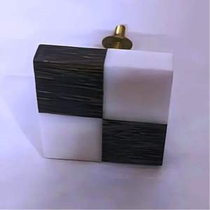 Perilla de Madera y Resina para Muebles, Perilla de Puerta, Color, Forma y Tamaño Personalizados, Hecho en India - Product Image 1