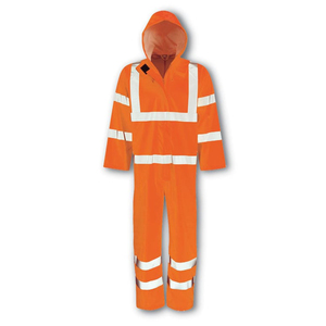 Mono de trabajo de talla generosa Hi Viz Superior de peso pesado azul marino oscuro con pierna interior 31 - Product Image 1