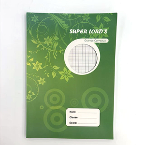 Cahier d'exercices <span class=keywords><strong>en</strong></span> papier africain, ligne française, 96 pages, couverture souple, pour étudiants, personnalisable - Product Image 6