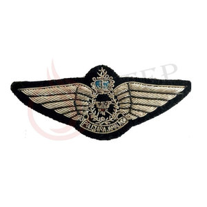 ป้ายและแผ่นปะสำหรับงานออกแบบ OEM,สัญลักษณ์ประดับปีกทำจากโลหะแท่ง - Product Image 2