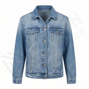 Chaqueta Vaquera Regular para Hombre, Manga Larga, Transpirable, con Botones en el Dobladillo, Chaquetas Vaqueras Casuales, Abrigo de Moda Urbana de Invierno, Personalizable - Product Image 1