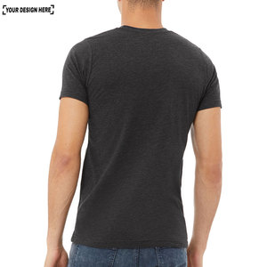 T-shirt en coton uni confortable pour homme - Product Image 3