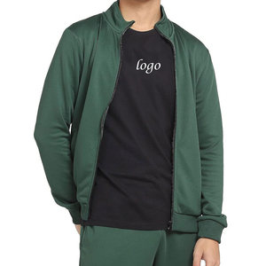 Logotipo personalizado Trajes de los hombres Slim Fit Venta al por mayor Sweatsuit Jogging Trajes Ropa deportiva Correr Gimnasio Poliéster Chándales Conjuntos para los hombres - Product Image 2