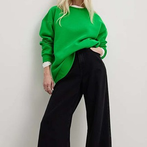 Customized 100% Cotton Hot Sale Blank Oversized Streetwear <b>Sweatshirt</b> Women Hoodie Women's <b>Hoodies</b> & <b>Sweatshirts</b> - Product Image 2