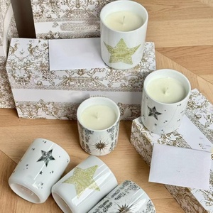 Wholesale Lucky Star Long-lasting Incense Relax and Enjoy Aromatherapy Scented Soy Wax <b>Candle</b> for <b>Gift</b> Environmentally Friendly - Product Image 3