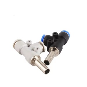 Accesorios de aire de tubería neumática de plástico serie PC Accesorios de empuje de un toque para restaurantes e industrias de impresión Nueva condición - Product Image 4