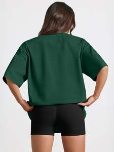 Camiseta informal de verano para mujer, camiseta de manga corta de algodón personalizada de fabricante OEM para uso diario - Product Image 4