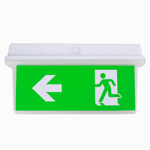 Luz de emergencia de mamparo, venta al por mayor, luz de mamparo de emergencia impermeable, pasillo IP65, 8W, luz LED impermeable para salida de emergencia - Product Image 1