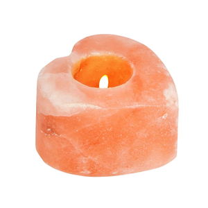 Bougeoir fait main en pierre de sel de l'Himalaya Bougeoir Artisanat naturel pour la décoration intérieure-Vente en gros - Product Image 1
