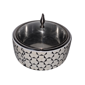 Plat de service alimentaire en acier inoxydable martelé taille personnalisée forme ronde plat de service alimentaire au prix le plus bas - Product Image 4