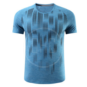 Camiseta de gimnasio de compresión deportiva para hombre de alta calidad Camiseta de entrenamiento deportivo holgada OEM - Product Image 1