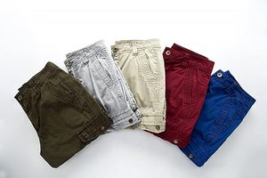Pantalones holgados de algodón para hombre, pantalones cortos informales hasta la rodilla para hombre, pantalones Cargo de sarga con bolsillo y cremallera, pantalones cortos Cargo al por mayor - Product Image 6