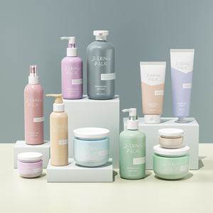 Sang Trọng Sinh Thái Pcr Bao Bì Mỹ Phẩm Đặt Nhựa Tái Chế Phun Container Cơ Thể Chà Lotion Bơm Rỗng Chai Dầu Gội Đầu - Product Image 6