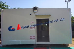 บ้านคอนเทนเนอร์แบบหนึ่งห้องนอนนวัตกรรมที่ทันสมัยโซลูชันการใช้ชีวิตสไตล์ยั่งยืนสำหรับบ้านไร่ที่ทำจากเหล็กและแผงแซนวิช - Product Image 2