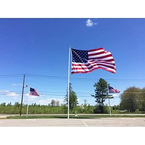 ธงชาติอเมริกัน ขนาด 12x18 ฟุต ธงสหรัฐขนาดใหญ่ ผลิตในสหรัฐอเมริกา ธงยักษ์ ทนทานสำหรับใช้งานกลางแจ้ง ปักลายดาว ธงคุณภาพสูงจาก TOP FLAGSINC น้ำหนัก 8 กก. - Product Image 6