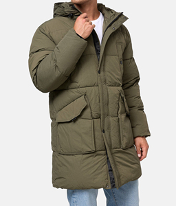 Veste matelassée pour homme de qualité supérieure, nouvelle conception, veste matelassée à fermeture éclair pour homme, poids lourd - Product Image 6
