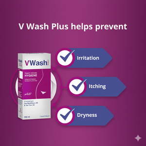 VWash lavage intime pour femmes, lavage vaginal à pH équilibré, liquide d'hygiène intime 100 ml - Product Image 2