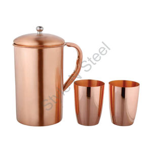 Hogar y utensilios de cocina Jarra de agua martillada con mango de alambre Juego de cocina de sublimación para necesidades de artículos de bebidas al por mayor - Product Image 3