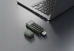 Levelo lockvault kỹ thuật số 128GB Kim Loại <span class=keywords><strong>USB</strong></span> <span class=keywords><strong>Flash</strong></span> <span class=keywords><strong>Drive</strong></span> 128-bit mã hóa cho chương trình khuyến mãi - Product Image 2