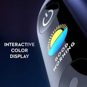 Brosse à dents électrique rechargeable Oral-B iO Série 5 avec capteur de pression visible pour protéger les gencives, minuteur 2 minutes, 5 modes de nettoyage - Product Image 6