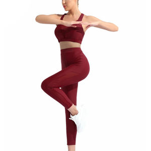 Bonne qualité 2024 costume sport soutien-gorge Leggings pantalon Fitness femmes conception personnalisée femmes Yoga porte Yoga ensemble - Product Image 4