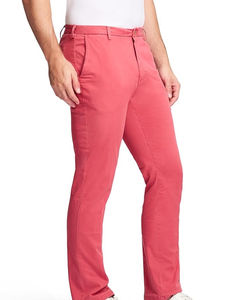 Pantalons chino en coton léger pour hommes de qualité supérieure en gros, logo personnalisé, respirant, écologique, coupe droite, fitness, golf, sport - Product Image 2