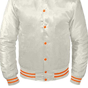 Chaqueta Bomber de satén para hombre hecha a medida, última moda 2025 - Product Image 5