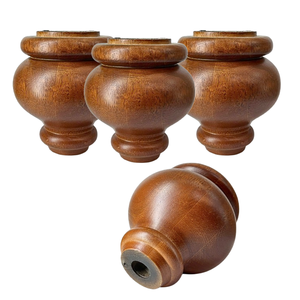 Chất Lượng Cao Rắn Gỗ Hỗ Trợ Chân Đồ Nội Thất Mạnh Mẽ Cơ Sở Cho Hiện Đại Và Cổ Điển Thiết Kế Bền Rắn Gỗ Hỗ Trợ Chân - Product Image 4