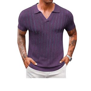 Camiseta de algodón 100% con cuello en V de calidad Premium para hombre, ropa informal suave y transpirable, cómoda, ligera, a la moda, 180 gramos, sólida - Product Image 2