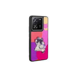Coque en silicone gaufrée emblématique pour Xiaomi Mi 13T Pro – Protection arrière violette pour téléphone portable - Product Image 3