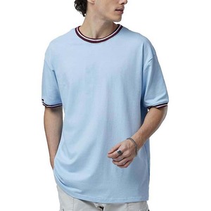 T-shirts surdimensionnés 100% coton pour hommes de haute qualité nouveau style de mode personnalisé OEM coupe ample conception unie - Product Image 1