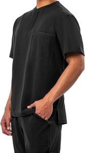 Uniformes hospitaliers en sergé de coton/polyester de haute qualité pour infirmières Spandex pour les cliniques hospitalières - Product Image 3