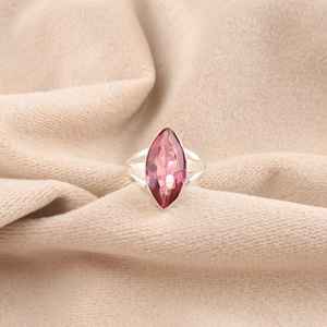 Handmade Pink <b>Tourmaline</b> Ring 925 Sterling Silver October Birthstone Jewelry Elegant Gift For Women Boho Design - Product Image 6