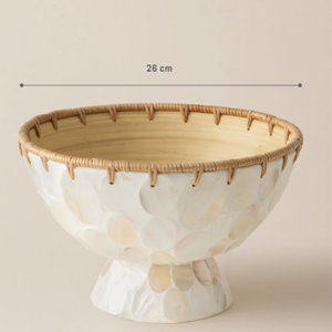 Elegante Frutero de bambú hilado de ratán y fregona, cuenco de soporte de bambú, utensilios de cocina al por mayor, decoración del hogar, precio barato de Vietnam - Product Image 2