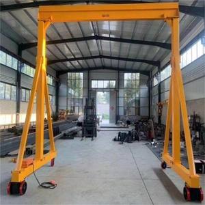 Grue à portique portable de haute qualité, moteur/roulement/boîte de vitesses, construction durable, certifiée CE ISO, capacité de levage de 0,5 à 5 tonnes - Product Image 3