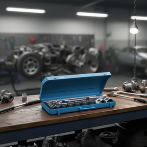 Hazet <b>12</b>-<b>Point</b> Metric Square <b>Socket</b> Set 3/4'' (18-Piece) - Product Image 3