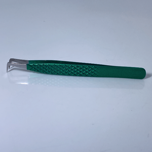 Makeup Tool Eyelash Applicator Tweezers with Custom Logo Eyelash Tweezers Stainless Steel DHL Bag Gold Western Fedex PVC Eyes - Product Image 2