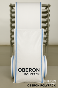 Sac tissé en polypropylène laminé à bande bleue de haute qualité imprimé personnalisé emballage en vrac de qualité alimentaire sécurité textile alimentaire - Product Image 2