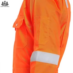 Overol de Seguridad de Alta Visibilidad SAFETY SPECTRUM, Uniforme de Trabajo Unisex para Taller, Mecánico, Tallas Grandes, Poliéster Impermeable - Product Image 5