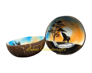 กะลามะพร้าวขัดเงางานฝีมือจากเวียดนามเป็นมิตรต่อสิ่งแวดล้อม - Product Image 2