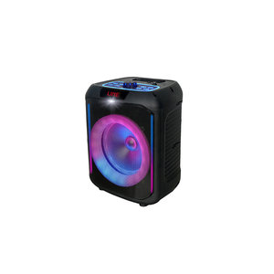 Lecteur de karaoké sans fil stéréo Netzy SAFG-D907 8 pouces avec écran LED numérique, radio FM, microphone, RGB TWS - Product Image 3