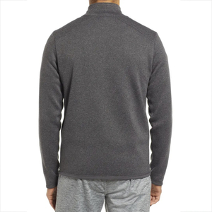 Usine de haute qualité personnalisée sans capuche poitrine poche intérieure Slim Fit coton éponge française 400 gsm sweats à capuche zippés - Product Image 2