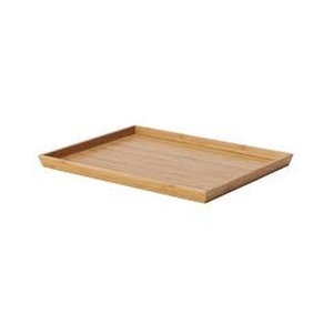 Bandeja de servicio otomana de madera rectangular decorativa para mesa de café, bandeja de decoración de comida para cocina, sala de estar - Product Image 1