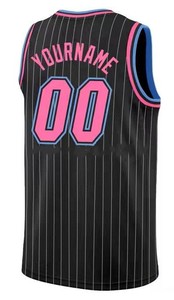 Maillot de basket-ball personnalisé en maille noire respirante, taille plus, pour hommes et femmes - Product Image 3