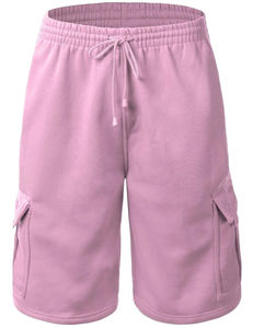 กางเกงขาสั้นทรงคาร์โก้สำหรับผู้ชายกางเกงขาสั้นทรงหลวมแบบมีกระเป๋าด้านข้าง - Product Image 2