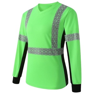 High Quality Wholesale T-Shirt Cheap High Visibility Safety Reflective With Customizable Logo Water-Proof Feature - Product Image 1