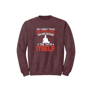 Sweat-shirt en coton mélangé Bouddha Thèmes Imprimer 12 options de couleur Style décontracté 260-280 GSM Placement de conception personnalisable pour l'hiver - Product Image 3