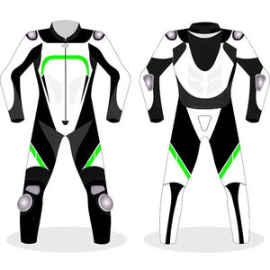 Combinaison de moto de course en cuir Combinaison de moto de haute fabrication Combinaison de moto professionnelle - Product Image 1