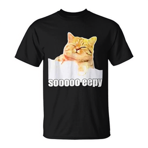 T-shirt promozionale Soo Eepy a tema gatto - Product Image 2
